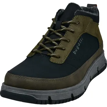 Pánská zimní obuv Pánské kotníkové zimní boty Bugatti 345-AC235-5550 černé 42