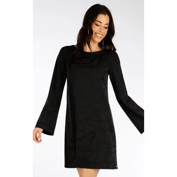 Dámské šaty Dámské volné šaty LITEX s lodičkovým výstřihem černé XL