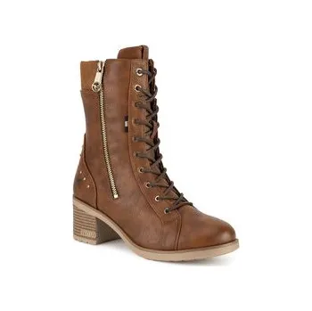 Oblečení a móda Mustang Kotníková obuv 1441-508-307 Hnědá 42