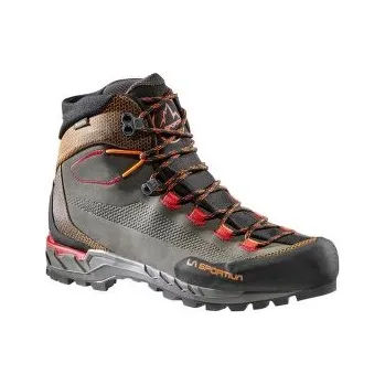 Pánská treková obuv La Sportiva Trango Tech Leather GTX Men Carbon/Hawaiian Sun šedá 44 EU