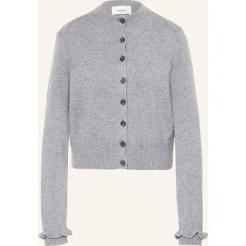 Dámský svetr Ba&Sh Dámský Pletený Kardigan Karante S&nbsp;Volánky, šedá, 32