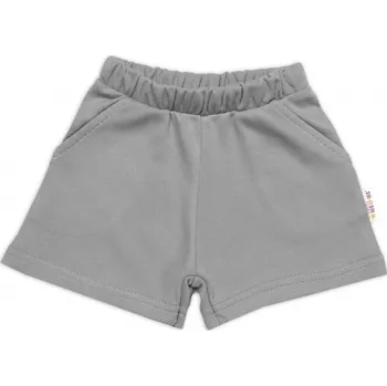 Kojenecký body Tričko, krátký rukáv + kraťásky, 2D, Baby Nellys, Dino, bavlna, modrá/šedá, vel. 104