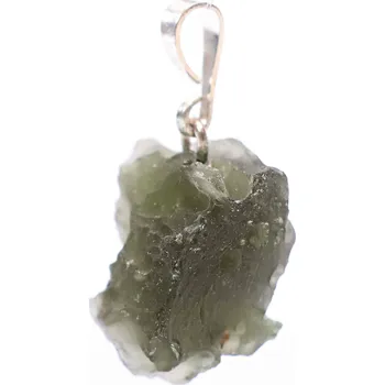 Přívěsek Magieprirody.cz Přívěsek Vltavín 1.9 g 15 x 12 mm šlupna chirurgická ocel #V75