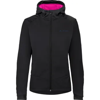 Cyklistická bunda VAUDE Cyklistická větruodolná bunda - QIMSA SOFTSHELL - černá L