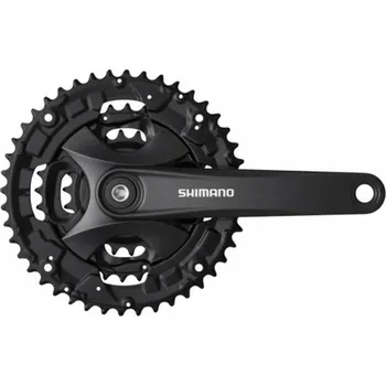 Klika na kolo Shimano kliky FC-MT101-L 170mm 40-30-22, černé, s krytem, 9 speed, pro osu čtyřhran + DÁREK