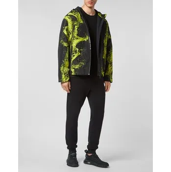 Pánská větrovka Plein Sport Vatovaná bunda 1695 Černá Regular Fit M