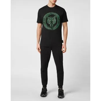 Pánské tričko Plein Sport T-Shirt 4759 Černá Regular Fit S