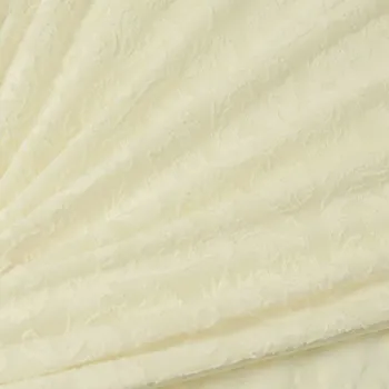 Žakárový úplet N7041 krémový, š.150