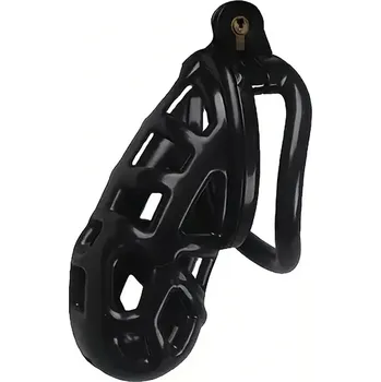 BDSM pás cudnosti Cobra - lesklá černá