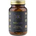 NATURLABS Zinek & Selen chelátové + Měď 60 kapslí