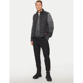 Pánská vesta HUGO Vesta Brentino2431 50517743 Černá Regular Fit XL