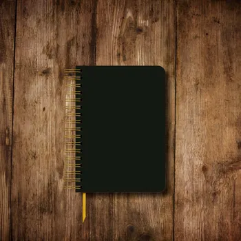 Diář CleverMy Black Pocket - týdenní černá