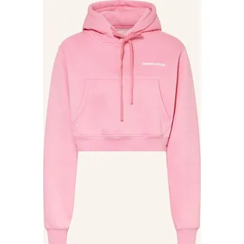 Dámský svetr Another Cotton Lab Dámská Cropped Mikina S Kapucí, růžová, 38