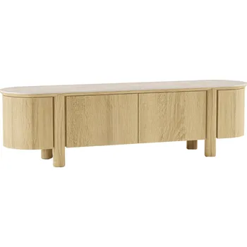 Televizní stolek Nova Nook Dubový TV stolek Cecile 200 x 48 cm