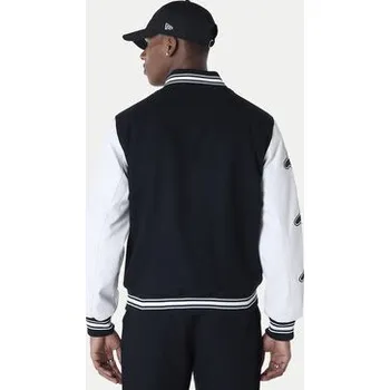 Pánský bomber New Era Bunda bomber Essential Black Varsity 60596264 Černá Regular Fit S