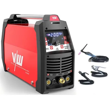 Svářečka VECTOR WELDING London 2400D AC/DC + kabely + TIG hořák