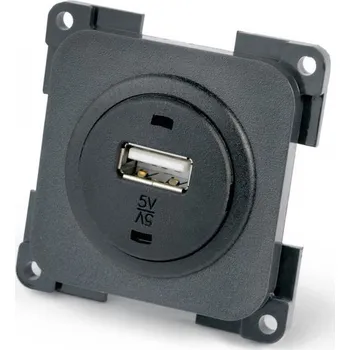 Elektrická zásuvka USB zásuvka Inprojal - antracit, bez obalu