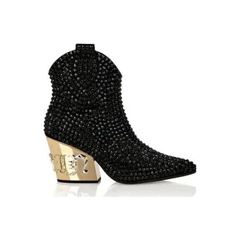 Dámská móda PHILIPP PLEIN Kozačky 1597 Černá 37