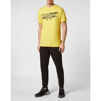 Pánské tričko Plein Sport T-Shirt 1059 Žlutá Regular Fit XL