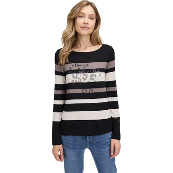 Dámské tričko Betty Barclay dámské triko s dlouhým rukávem 2624/1487 9877 Černá 38