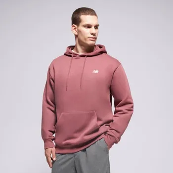 Pánská mikina New Balance Mikina S Kapucí Sport Essentials Fleece Hoodie Červená M