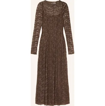 Dámské šaty Rich & Royal Dámské Šaty Z Děrované Krajky, hnědá, 36