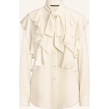 Dámská halenka Lauren Ralph Lauren Dámská Halenka S Vázačkou, krémová, 40