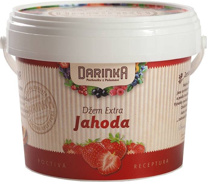 Darinka 1kg - jahodový džem extra Zeelandia darinka SK