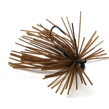 Rybářský háček KEITECH Keitech: Jig Tungsten Mono Spin 1,3g Dark Green Pumpkin