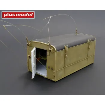 Plastikový model Plusmodel 1/35 US radio container HO-17