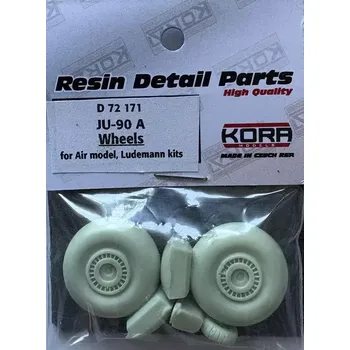 Plastikový model KORA Models 1/72 Wheels for Ju-90A (Air Model, Ludemann kits)