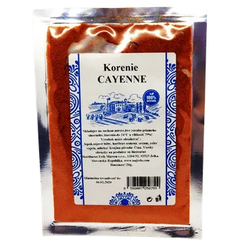 Koření NAJTELO Kajenský pepř 20 g