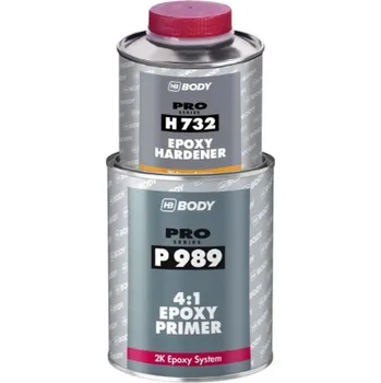 barva na kov Body P989 epox.základ šedý 1,0L+ tužidlo H732 250g - 1 ks - šedý