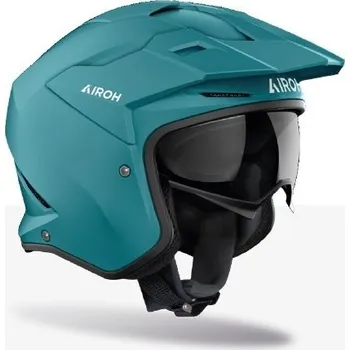 Helma na motorku Přilba kombakt color, airoh (petrolejová zelená, vel. 2xl) 2025