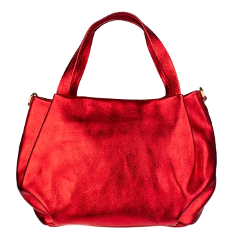 Kabelka NovaKabelka.cz Kožená italská crossbody kabelka Tea Lucida Rossa