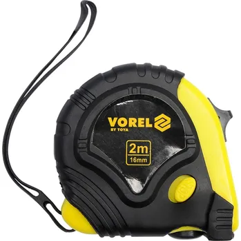 Vorel TO-10122 Metr svinovací 2 m x 16 mm žluto - černý