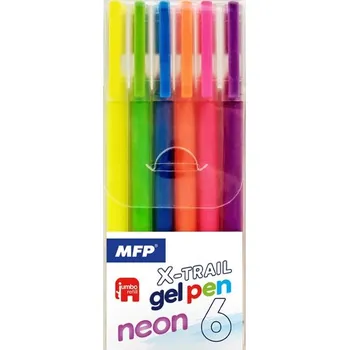Gelové pero set BS 6ks NEON 6001413