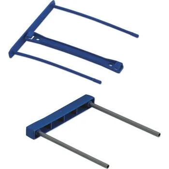 Kancelářské potřeby Archivační spony Fellowes - s navlékačem, modré, 50 ks