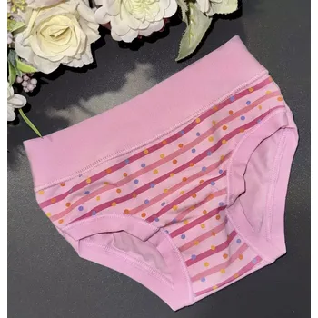 Dívčí spodní prádlo Dívčí kalhotky ALVADA B9600 pink 7 (Velikost 122)