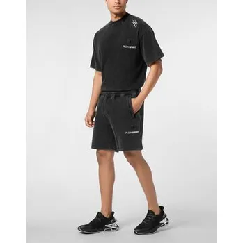 Plein Sport Šortky 28075 Černá Jogger Fit 4XL