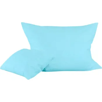 Povlak na dekorativní polštářek Ušitá sypka na polštář Sulpa tyrkysová 70x90 cm