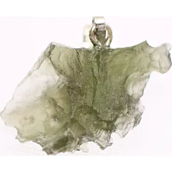 Přívěsek Magieprirody.cz Přívěsek Vltavín 1.3 g 19 x 11 mm šlupna chirurgická ocel #V64