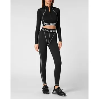 Dámské legíny Plein Sport Legíny 14231 Černá Active Fit XXL