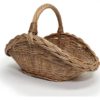 Koš na dřevo proutěný B078B