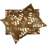 Povlečení mikrosatén prodloužené VISA hnědé