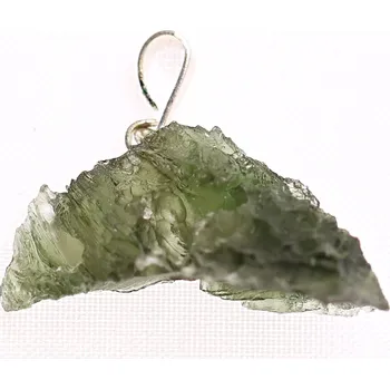 Přívěsek Magieprirody.cz Přívěsek Vltavín 2.3 g 22 x 20 mm šlupna chirurgická ocel #V81