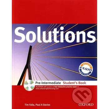 Anglický jazyk Solutions - Pre-Intermediate - Student's Book with MultiROM Pack - Tim Falla, Paul Davies Oxford University Press