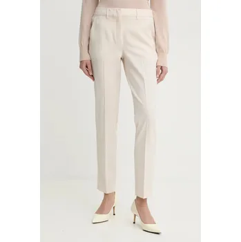 Kalhoty s příměsí vlny Marella 2423136052200 béžová 01X, vel. 38