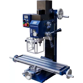 Frézka HBM BF 30 - frézka na kov, vario otáčky, velký stůl, kužel ISO 30, 230 kg (HBM Machines)