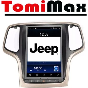 Autorádio TomiMax Jeep Grand Cherokee TESLA style Android 14 autorádio s WIFI, GPS, USB, BT HW výbava: 4 Core 2GB+32GB LOW - Model auta: Jeep Grand Cherokee 2014–2019, Velikost obrazovky: Dotyková obrazovka: 9,7"